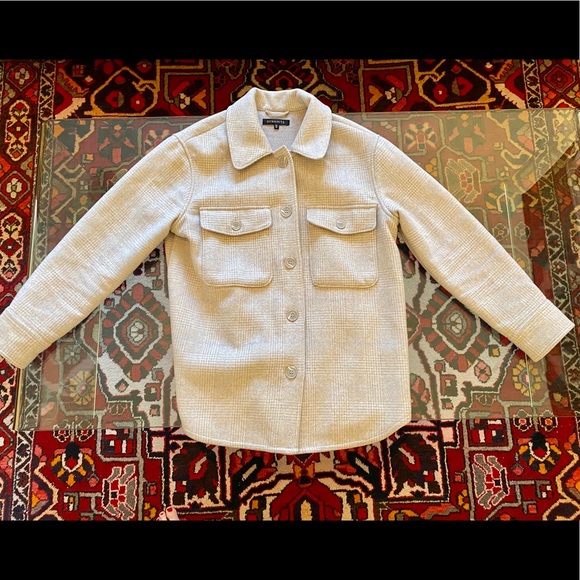 Oversized Plaid Oatmeal Summer Coat - Picture 5 of 6